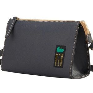 Black Satin Crossbody by Dooney & Bourke